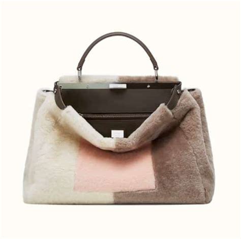 fendi le piccole peecaboo borse|fendi peekaboo crossover.